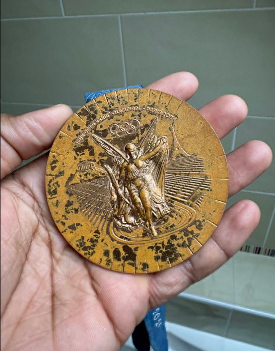 صورة من ميدالية بأولمبياد باريس 1924