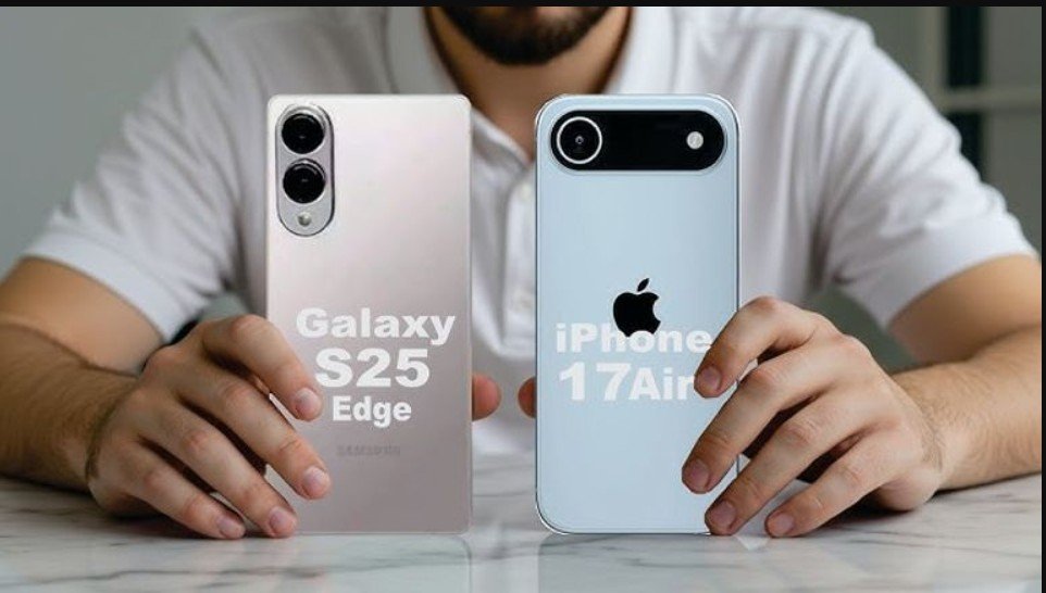 Galaxy S25 Edge vs iPhone 17 Air