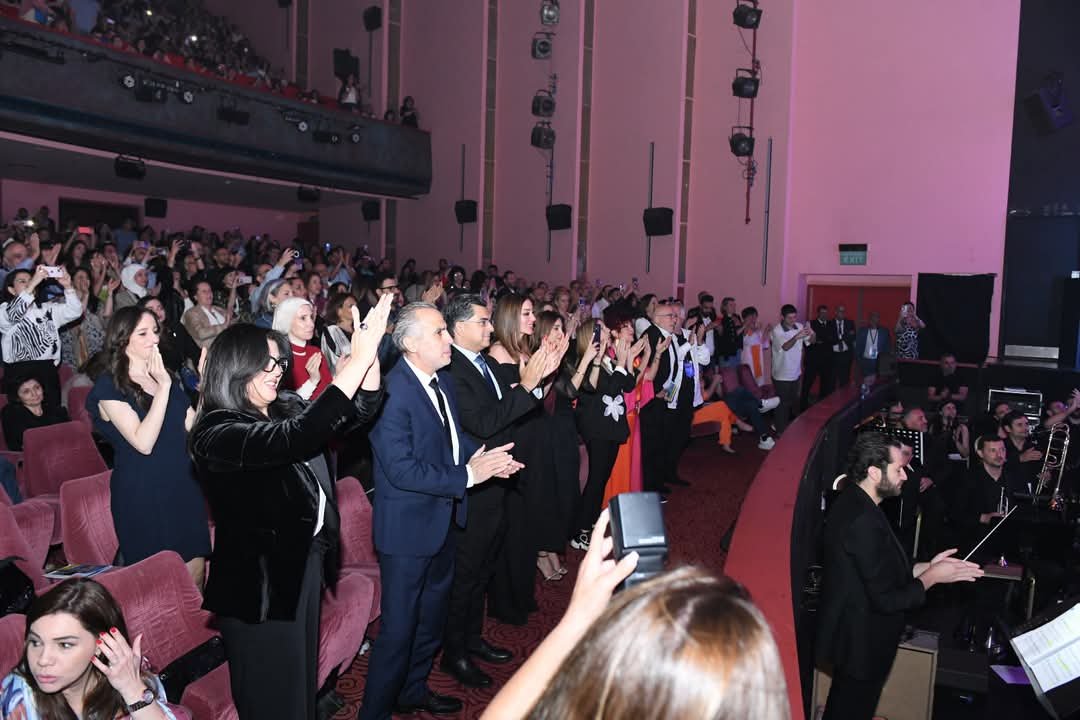 الجمهور اثناء العرض