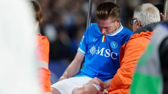 ضربة موجعة لنابولي... إصابة دي بروين تبعده عن الملاعب لثلاثة أشهر على الأقل