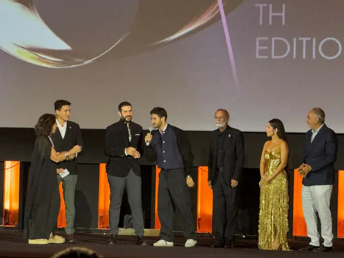 “فلسطين” تتصدر مشاعر أبطال فيلم “كولونيا” في عرضه العالمي الأول بالجونة "فلسطين" تتصدر مشاعر أبطال فيلم "كولونيا" في عرضه العالمي الأول بالجونة