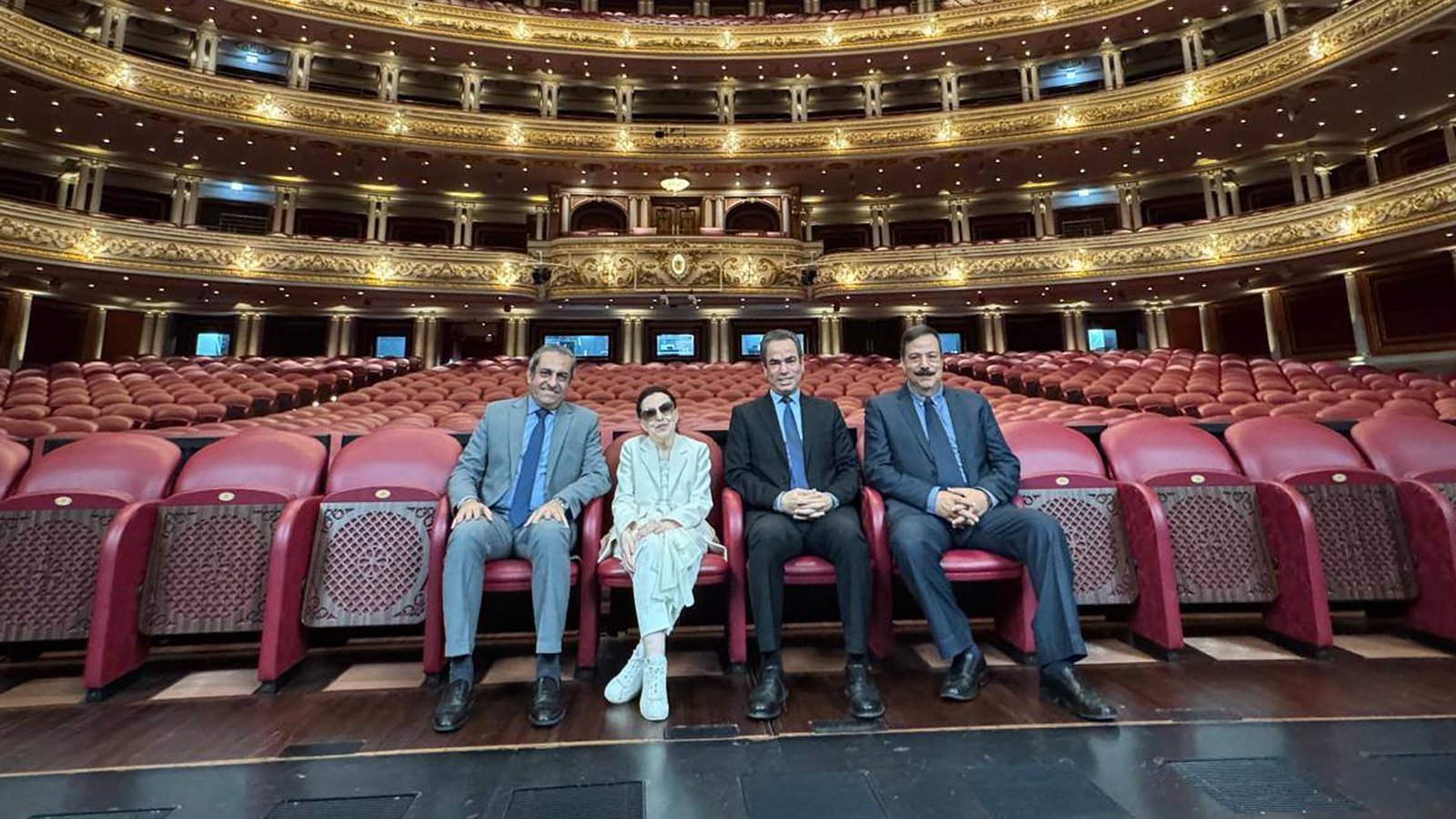 نجاة الصغيرة تزور العاصمة الإدارية الجديدة وتتفقد مرافقها الفنية والإعلامية