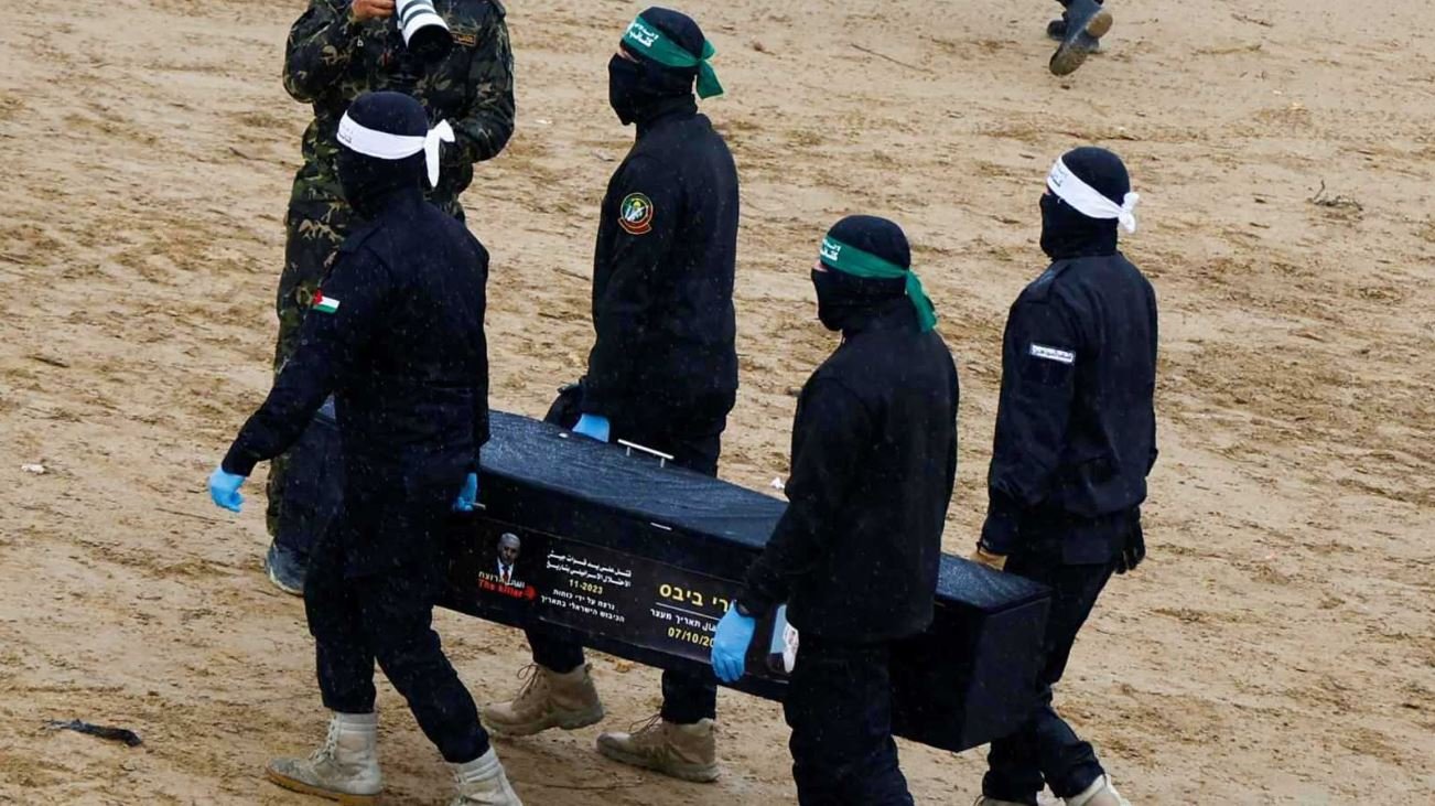 تسليم جثامين الرهائن