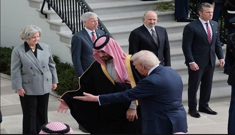 استقبال ترامب للأمير محمد بن سلمان