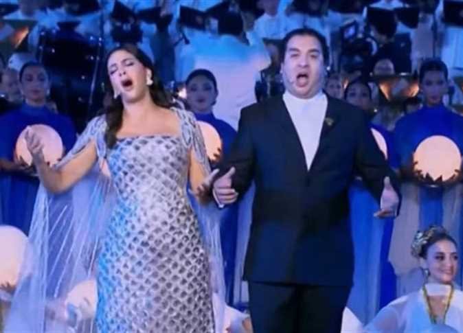 السوبرانو العالمية فاطمة سعيد تتألق في افتتاح المتحف المصري الكبير