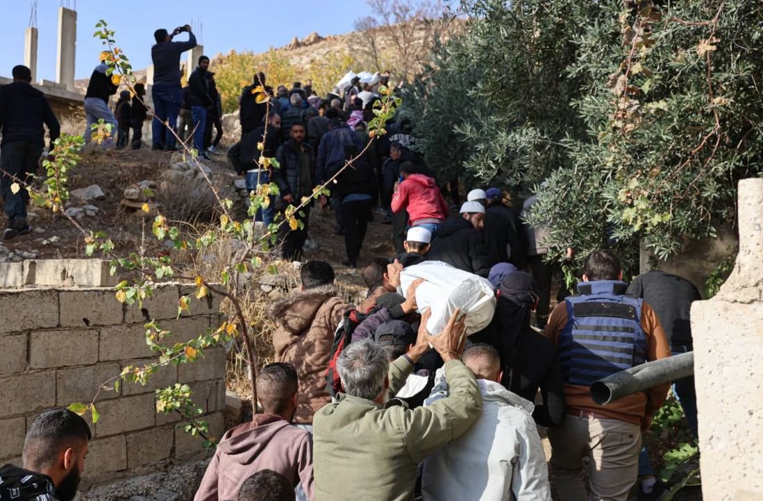 تشييع أحد ضحايا عملية بيت جن
