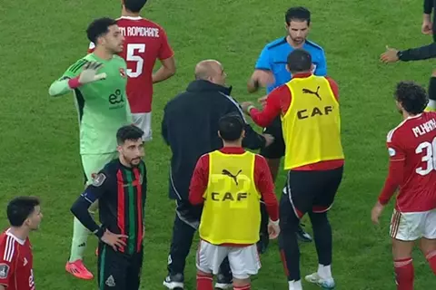 أحداث مباراة الأهلي والجيش الملكي بدوري أبطال أفريقيا