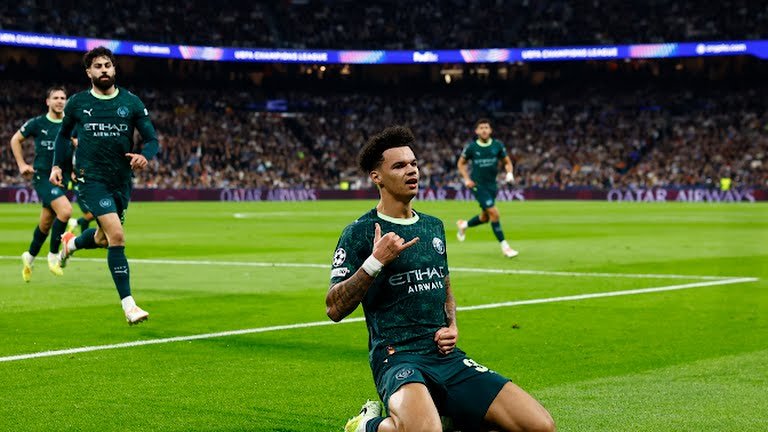 مانشستر سيتي يهزم ريال مدريد في قلب البرنابيو ويشعل سباق دوري الأبطال