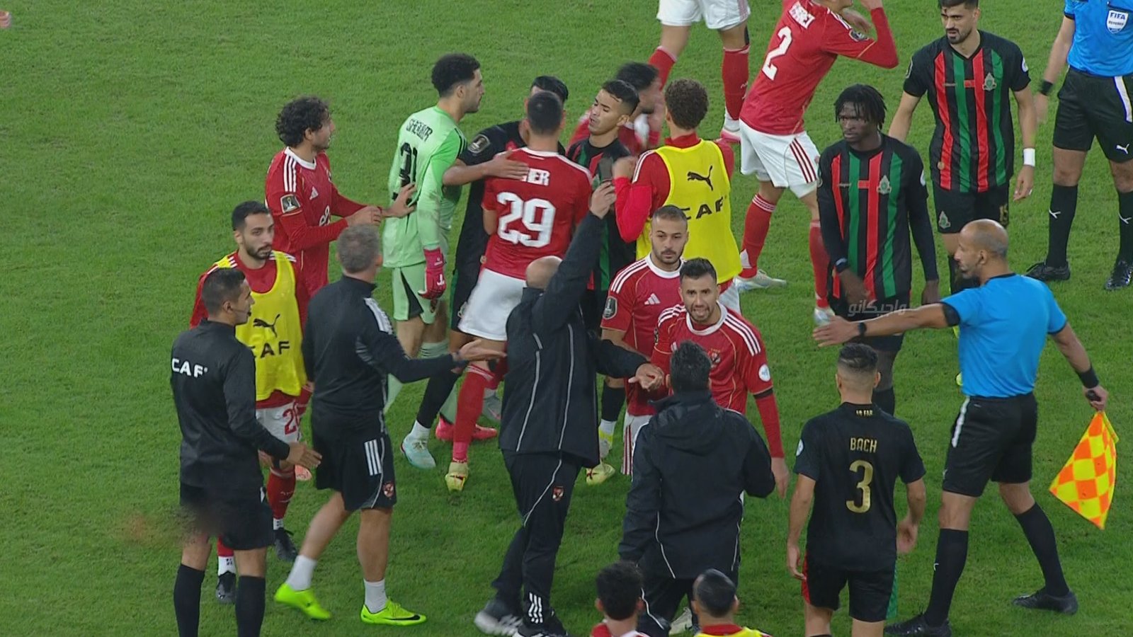 أحداث مباراة الأهلي والجيش الملكي بدوري أبطال أفريقيا