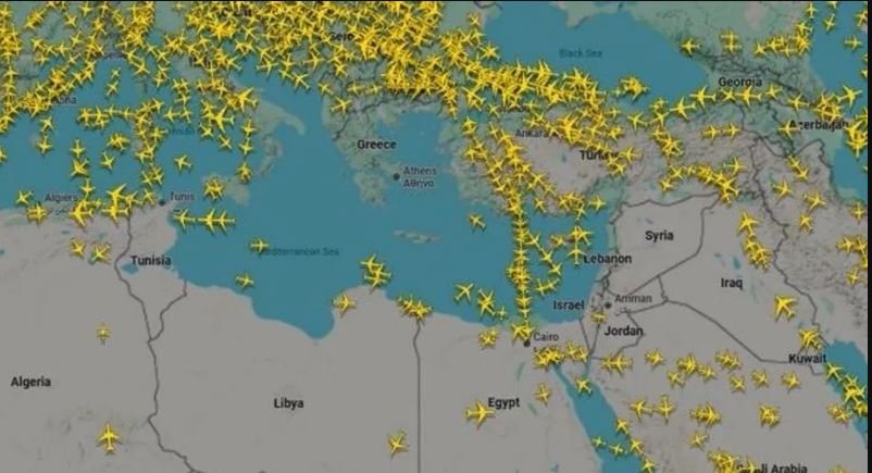 شلل بحركة الطيران في اليونان