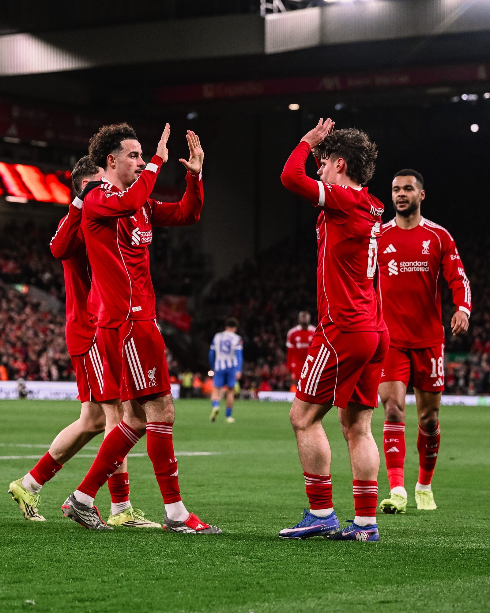 محمد صلاح يتوهج في أنفيلد ويقود ليفربول لإقصاء برايتون من كأس الاتحاد الإنجليزي