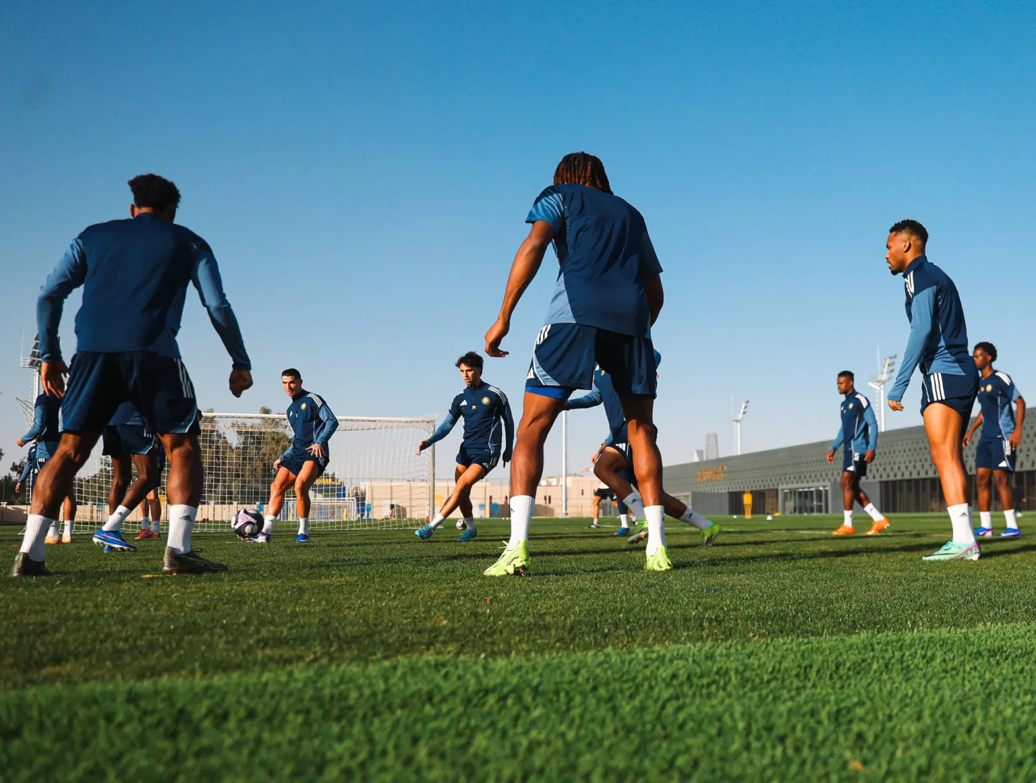 كريستيانو رونالدو ينتظم في تدريبات النصر