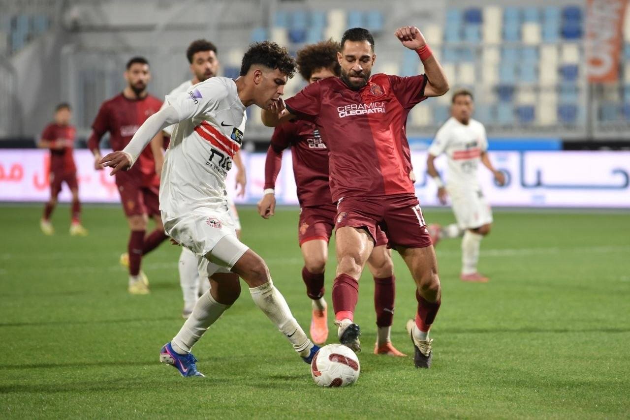 سيراميكا يطيح بالزمالك من كأس مصر ويضرب موعدا مع طلائع الجيش في ربع النهائي