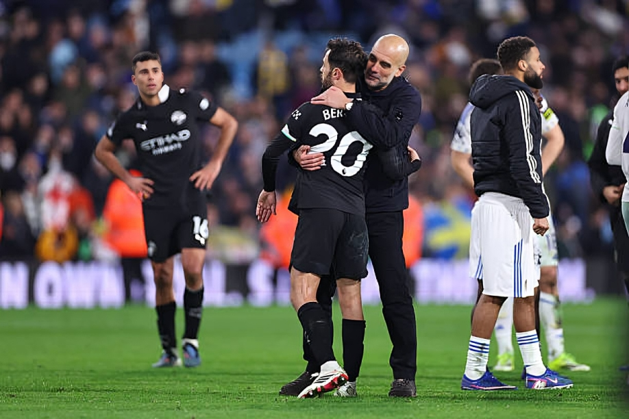 مانشستر سيتي يضيق الخناق على أرسنال بفوز ثمين أمام ليدز يونايتد في البريميرليج