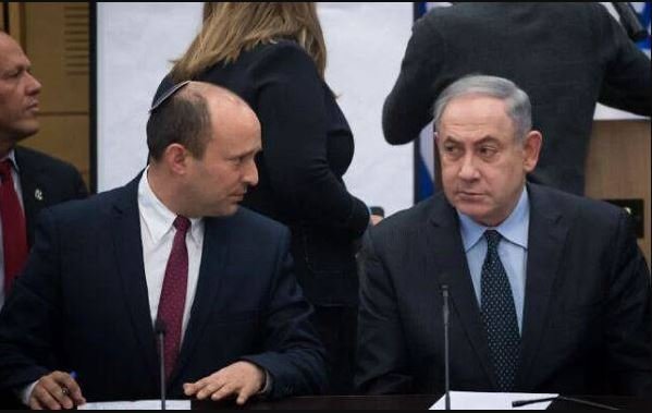 رئيس الوزراء الحالي بنيامين نتنياهو والسابق نفتالي بينيت