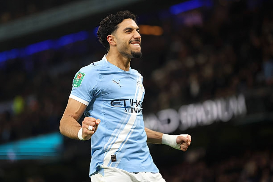 عمر مرموش يتألق ويقود مانشستر سيتي لضرب موعد ناري مع أرسنال في نهائي كأس الرابطة الإنجليزية