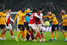 أرسنال يفرط في الفوز أمام وولفرهامبتون بسيناريو مثير في الدوري الإنجليزي