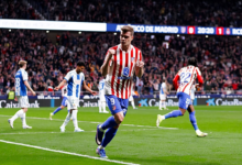 أتلتيكو مدريد يهزم إسبانيول برباعية ويتمسك بالمربع الذهبي في الدوري الإسباني