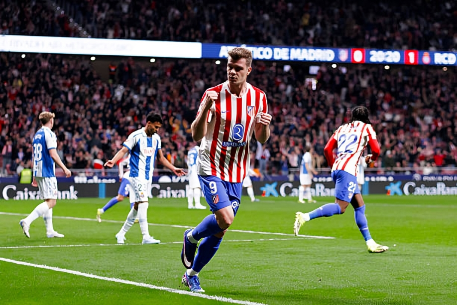 أتلتيكو مدريد يهزم إسبانيول برباعية ويتمسك بالمربع الذهبي في الدوري الإسباني