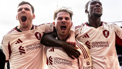 ليفربول ينتزع فوزا قاتلا من نوتينجهام فورست ويواصل صراع المربع الذهبي