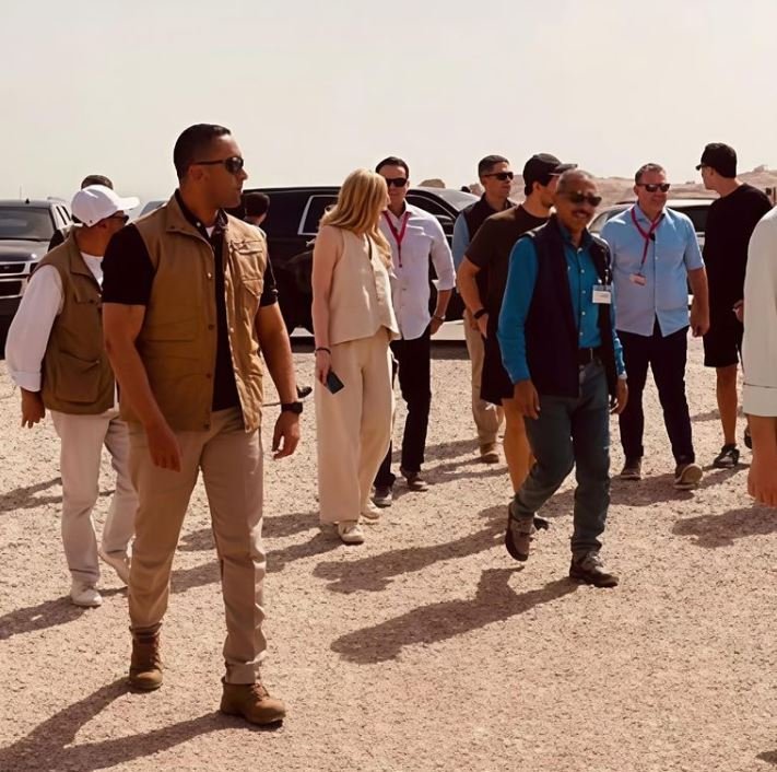 تيفاني ترامب وزوجها في الأقصر