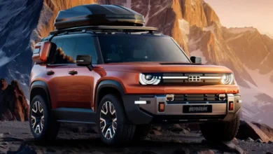 جيلي تطور سيارة دفع رباعي جديدة بتصميم مستوحى من طراز لاند روفر ديفندر