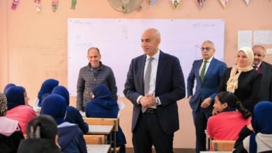 جولة وزير التعليم بمدارس الغربية