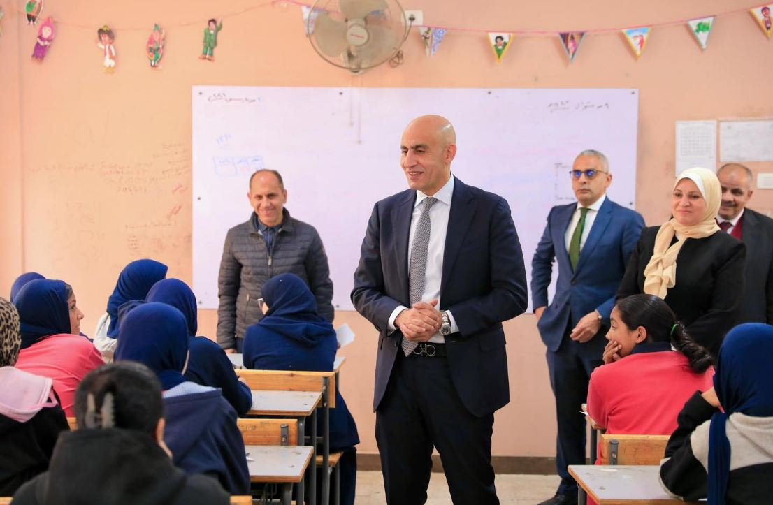 جولة وزير التعليم بمدارس الغربية
