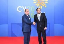 الرئيس السيسي ونظيره القبرصي