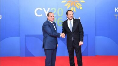 الرئيس السيسي ونظيره القبرصي